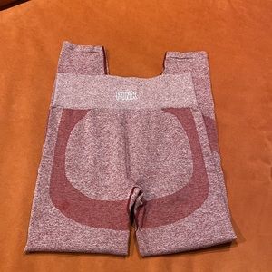 EUC Pink Victoria Secret Seamless Leggings